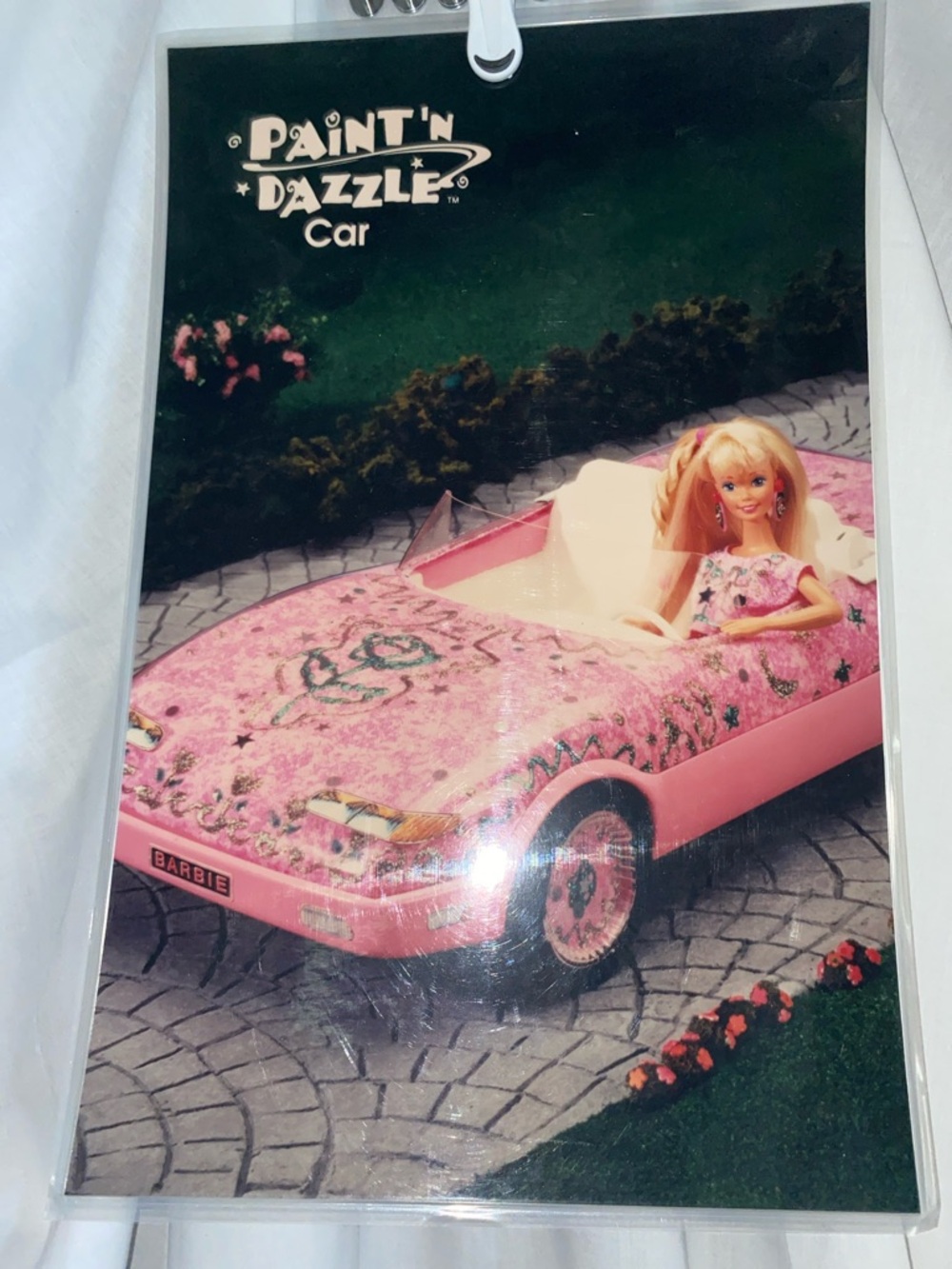 Vintage Barbie Paint’n Dazzle Car poster